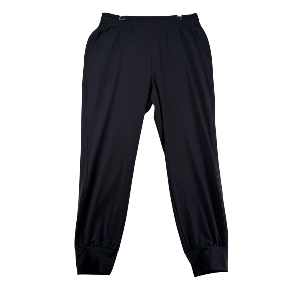 CALIA Jogger Nylon Pants Women Medium Stretch Black Athletic Casual Gym Running